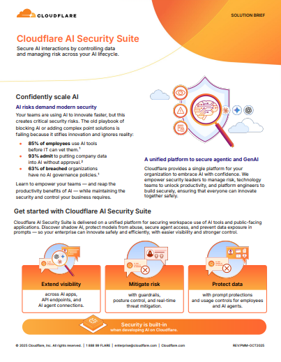 Cloudflare AI Security Suite